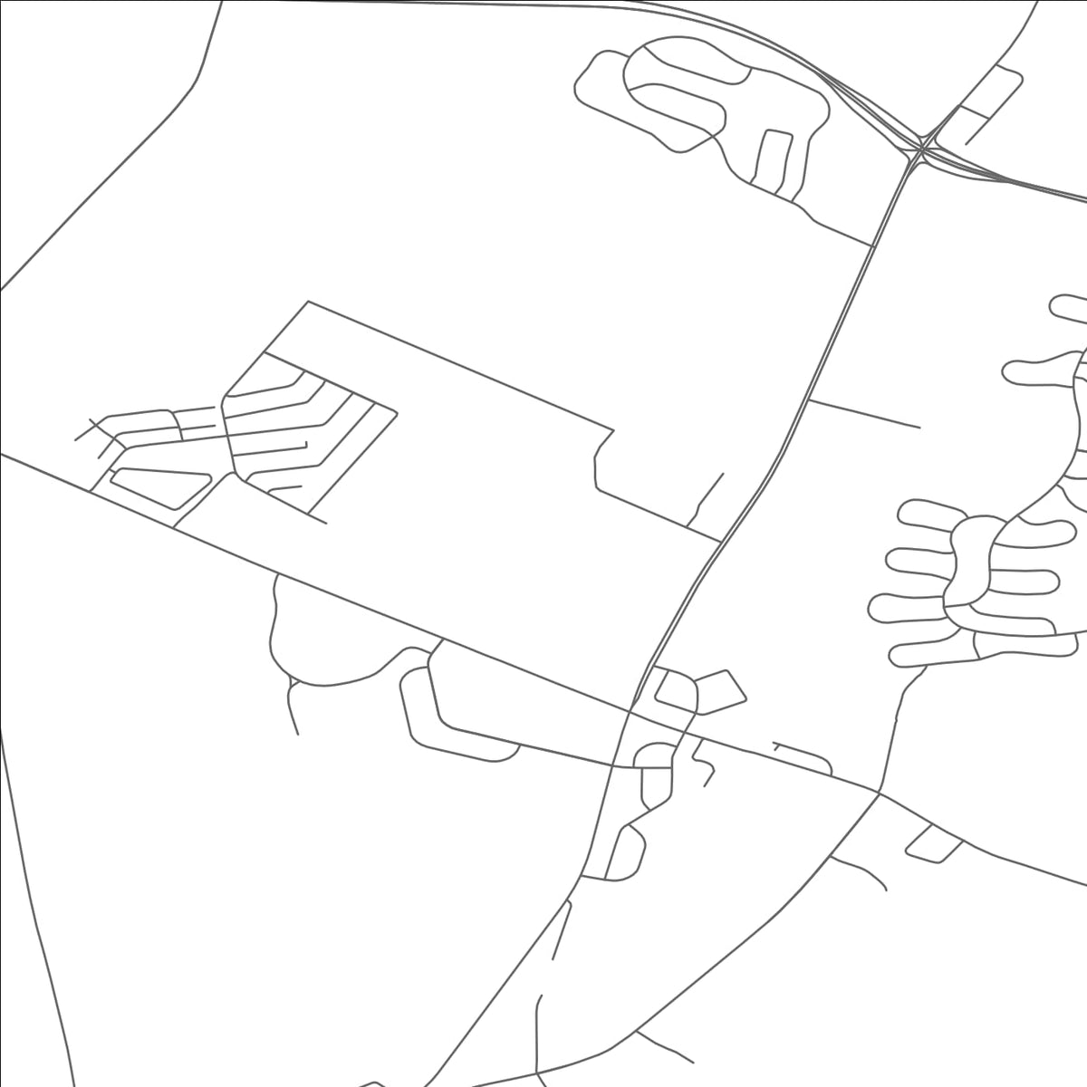 ROAD MAP OF CALCIUM, NEW YORK BY MAPBAKES
