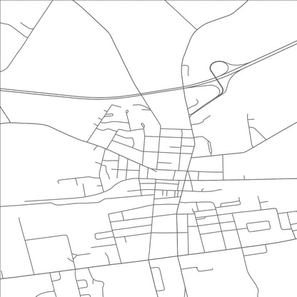 ROAD MAP OF CANASTOTA, NEW YORK BY MAPBAKES