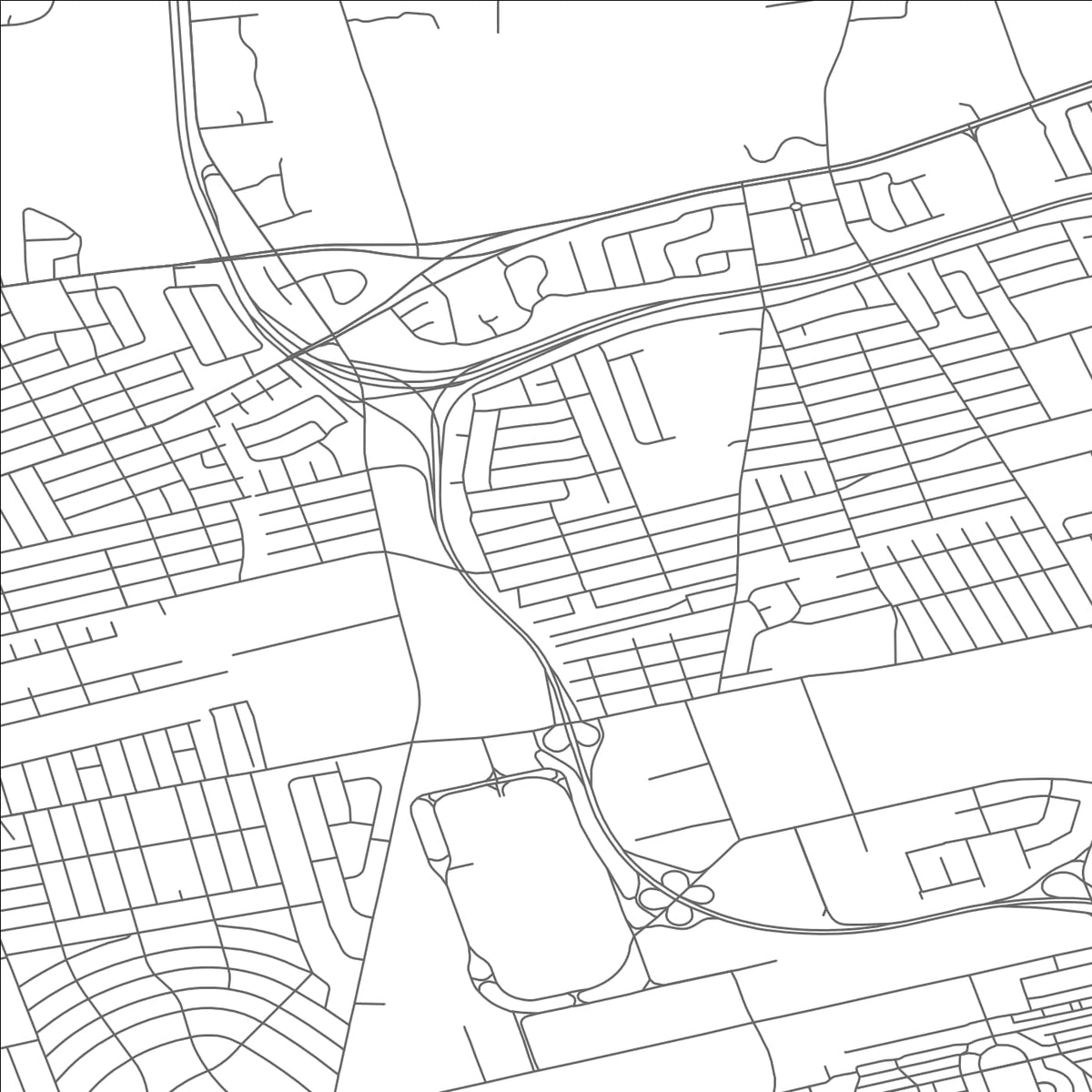 ROAD MAP OF CARLE PLACE, NEW YORK BY MAPBAKES