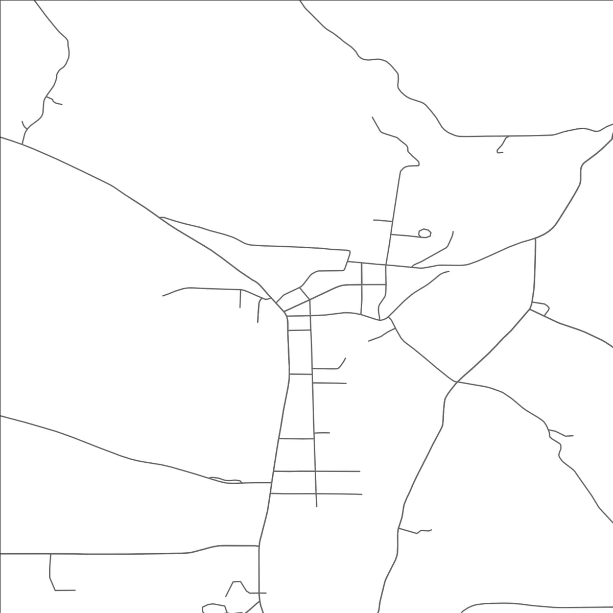 ROAD MAP OF CATTARAUGUS, NEW YORK BY MAPBAKES