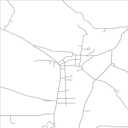 ROAD MAP OF CATTARAUGUS, NEW YORK BY MAPBAKES