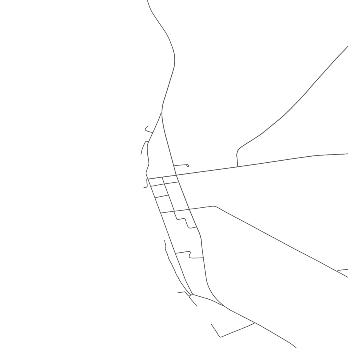 ROAD MAP OF CAYUGA, NEW YORK BY MAPBAKES