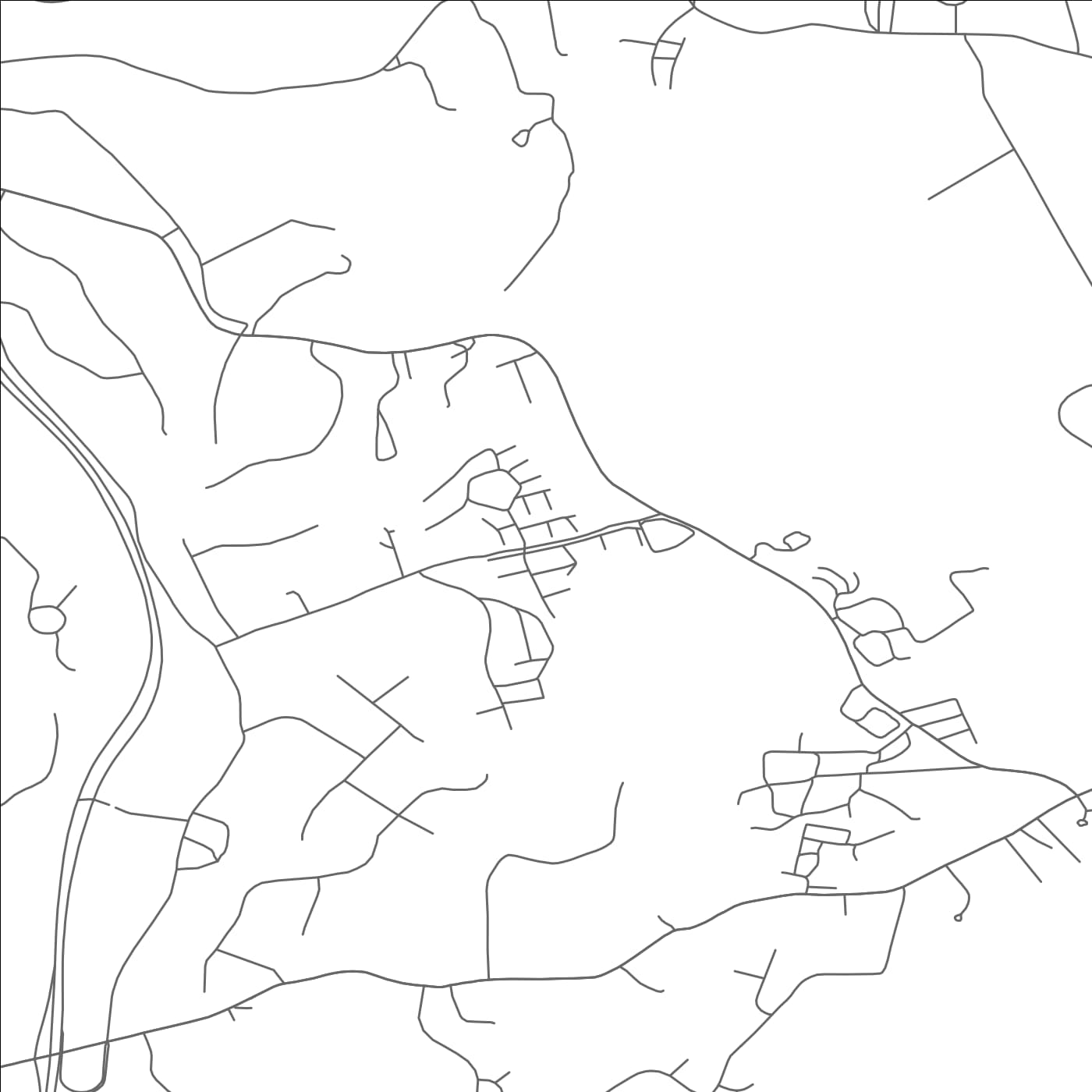 ROAD MAP OF CHELSEA COVE, NEW YORK BY MAPBAKES