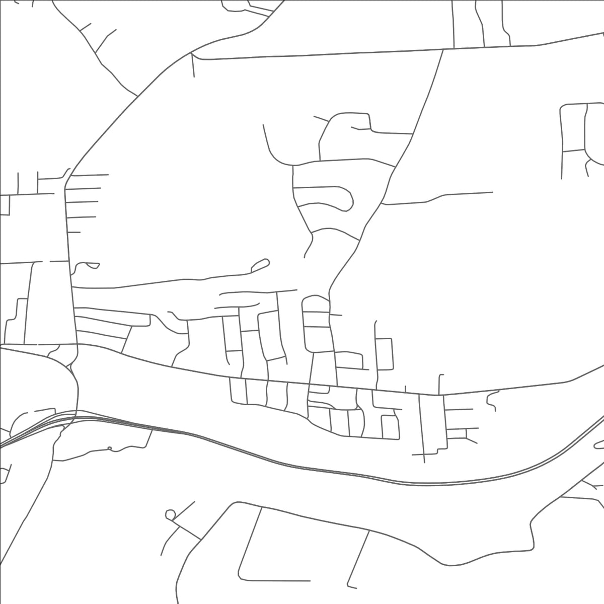 ROAD MAP OF CHENANGO BRIDGE, NEW YORK BY MAPBAKES