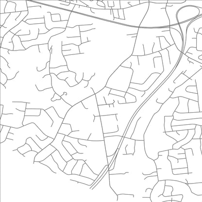 ROAD MAP OF CHESTNUT RIDGE, NEW YORK BY MAPBAKES