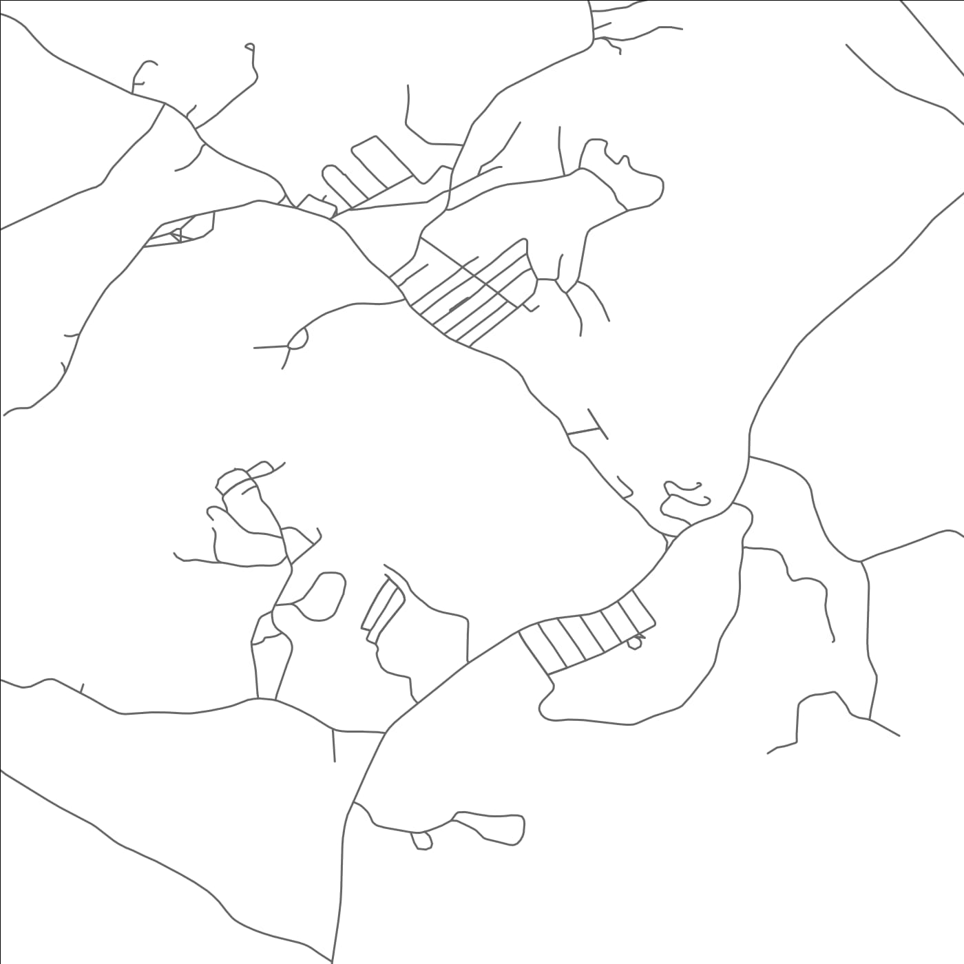 ROAD MAP OF COPAKE LAKE, NEW YORK BY MAPBAKES