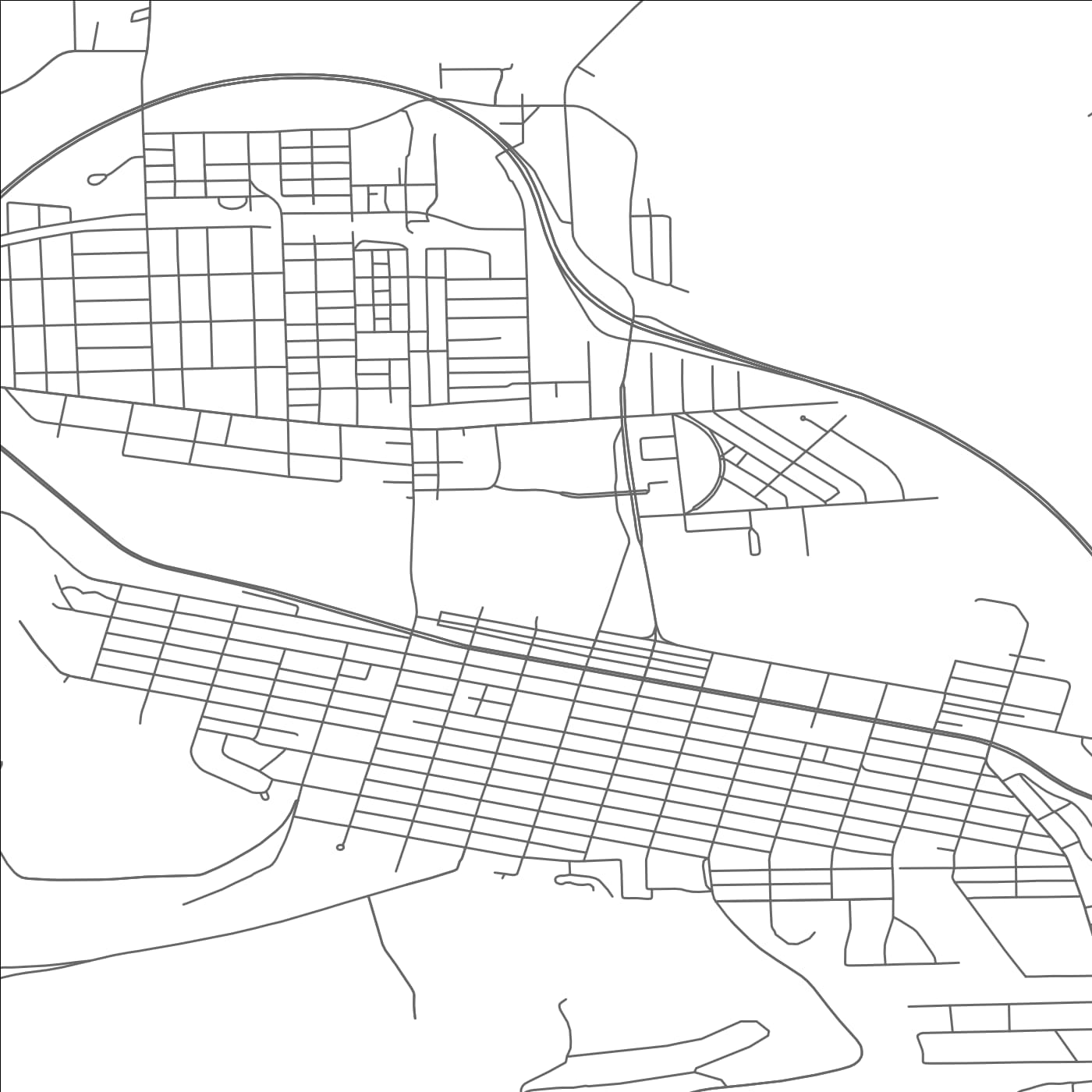 ROAD MAP OF CORNING, NEW YORK BY MAPBAKES