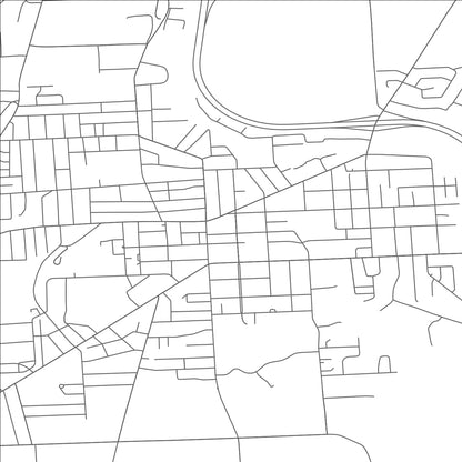 ROAD MAP OF CORTLAND, NEW YORK BY MAPBAKES