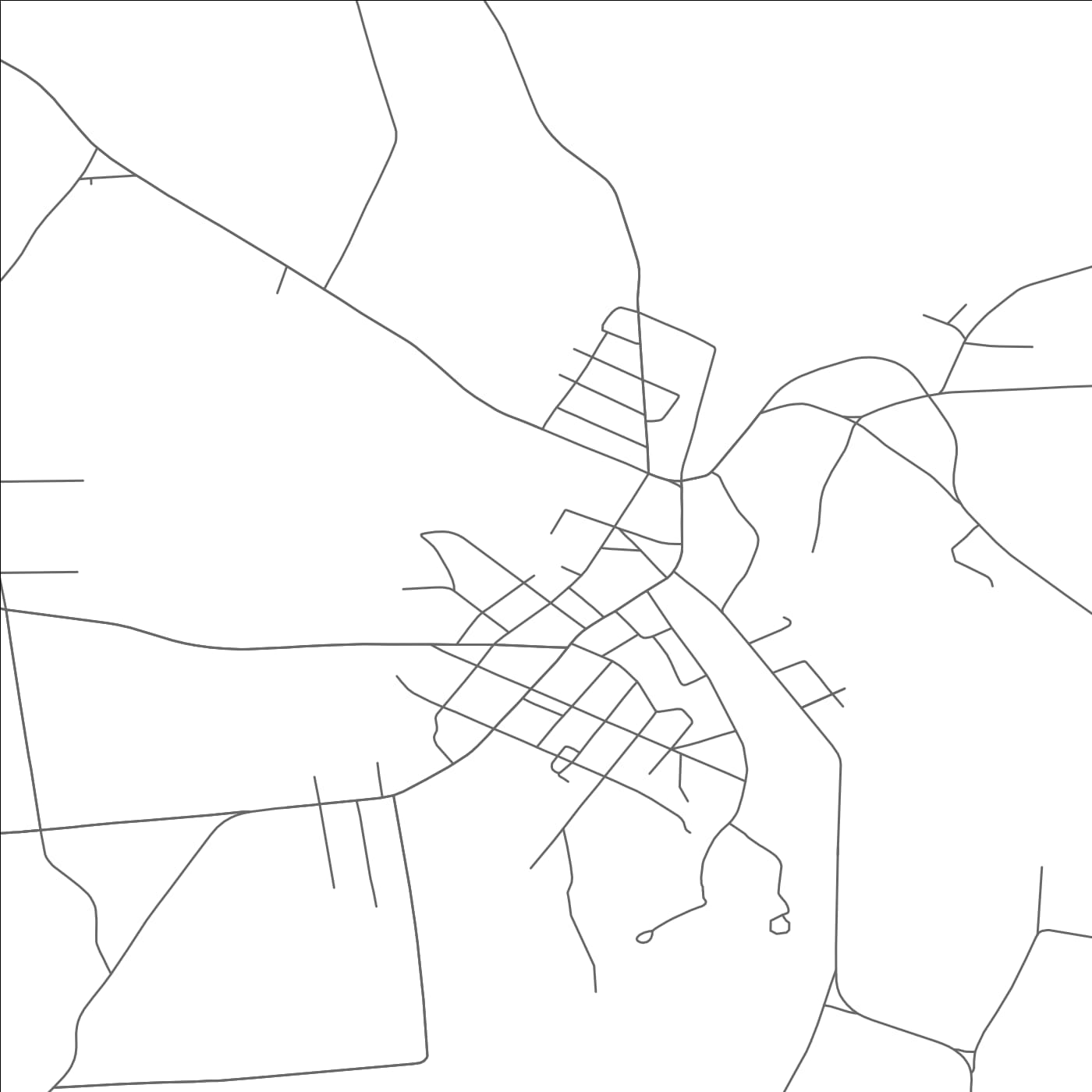 ROAD MAP OF DOLGEVILLE, NEW YORK BY MAPBAKES