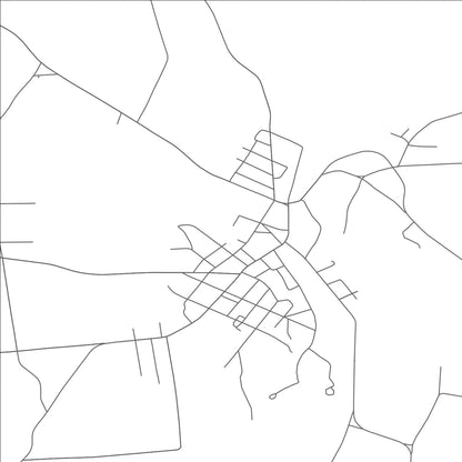 ROAD MAP OF DOLGEVILLE, NEW YORK BY MAPBAKES