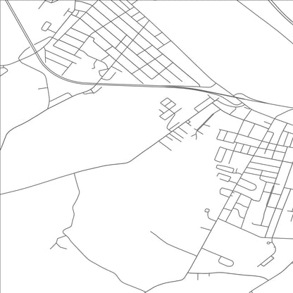 ROAD MAP OF EAST FRANKFORT, NEW YORK BY MAPBAKES