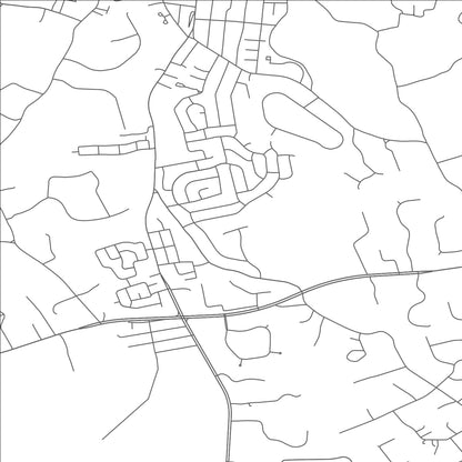 ROAD MAP OF EAST NORWICH, NEW YORK BY MAPBAKES