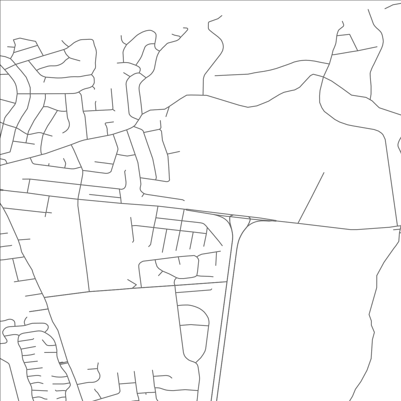 ROAD MAP OF EAST SHOREHAM, NEW YORK BY MAPBAKES