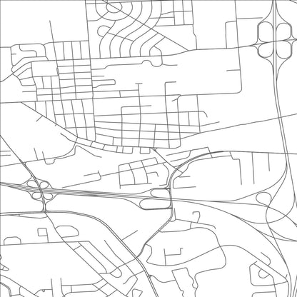 ROAD MAP OF EAST SYRACUSE, NEW YORK BY MAPBAKES