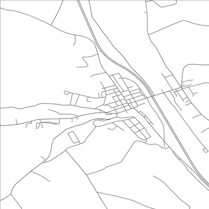 ROAD MAP OF FORT PLAIN, NEW YORK BY MAPBAKES