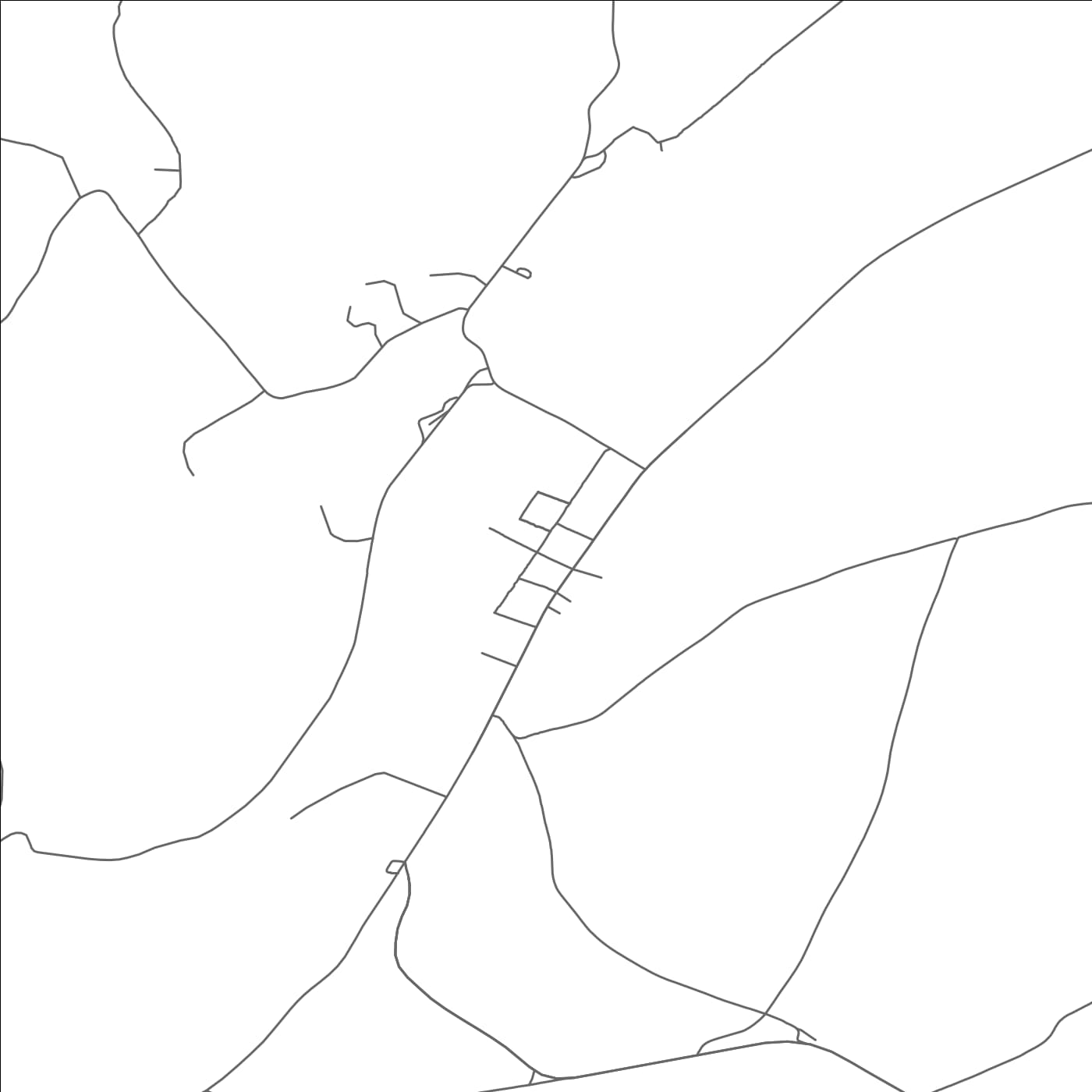 ROAD MAP OF FRANKLIN, NEW YORK BY MAPBAKES