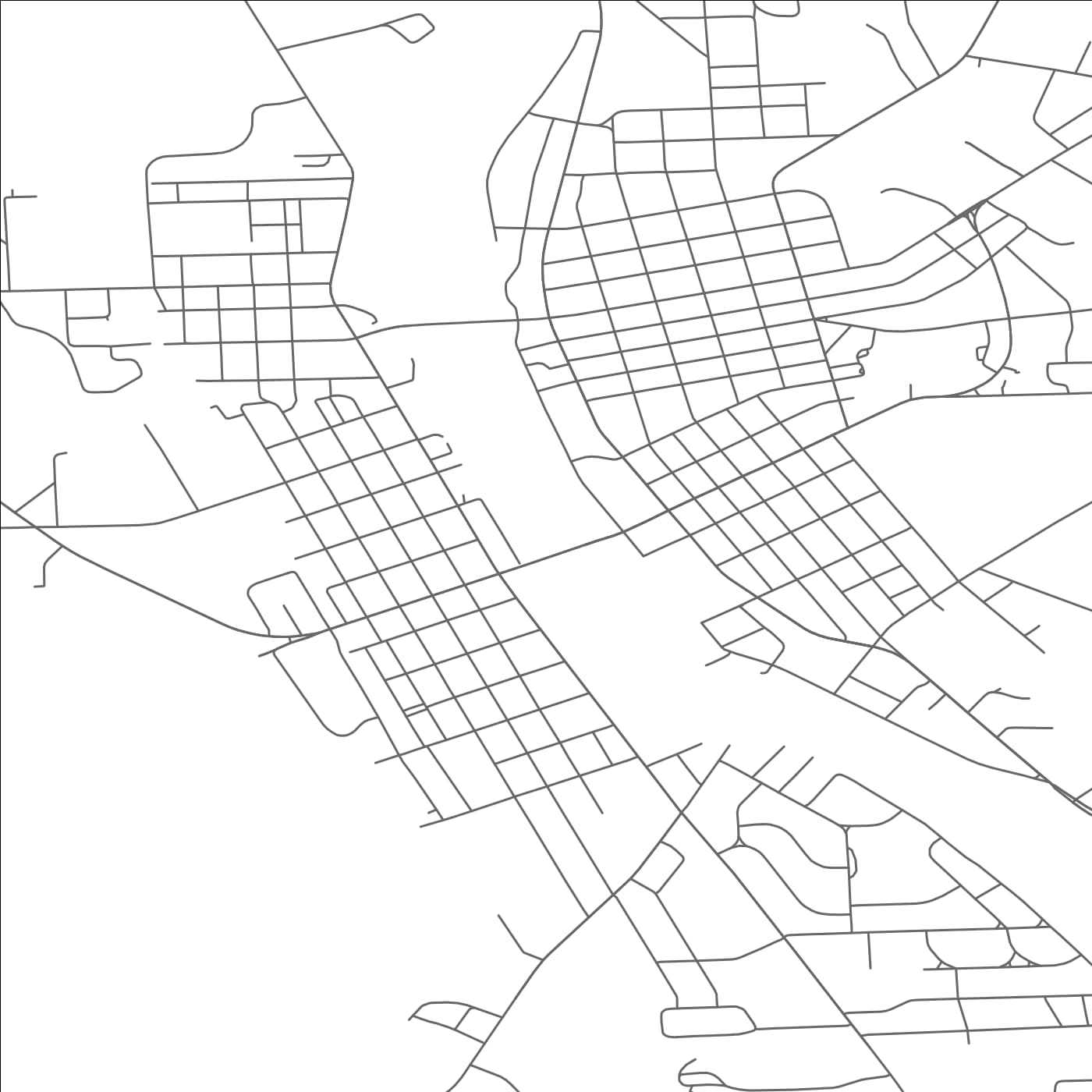 ROAD MAP OF FULTON, NEW YORK BY MAPBAKES