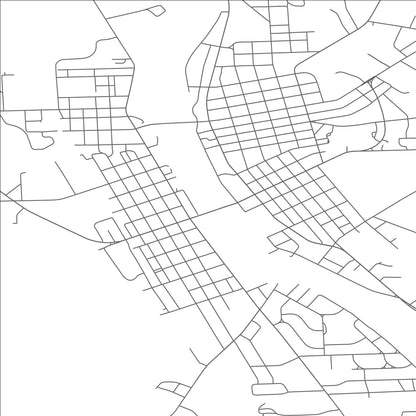 ROAD MAP OF FULTON, NEW YORK BY MAPBAKES