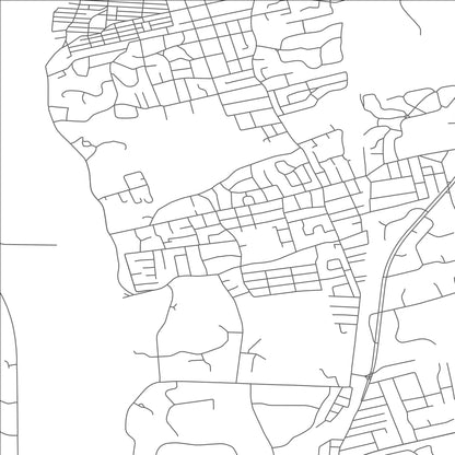 ROAD MAP OF GLENWOOD LANDING, NEW YORK BY MAPBAKES