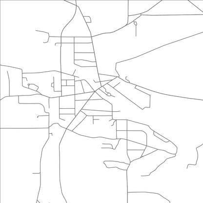 ROAD MAP OF GOWANDA, NEW YORK BY MAPBAKES