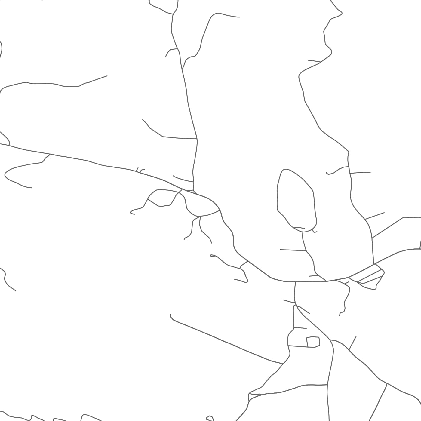 ROAD MAP OF GRAHAMSVILLE, NEW YORK BY MAPBAKES