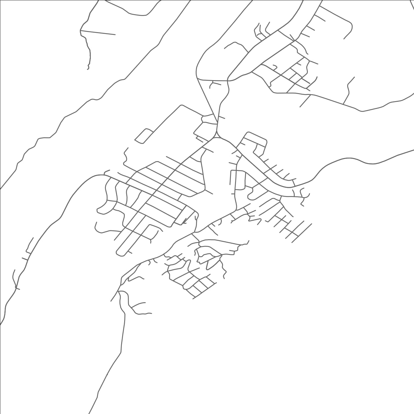 ROAD MAP OF GREENWOOD LAKE, NEW YORK BY MAPBAKES