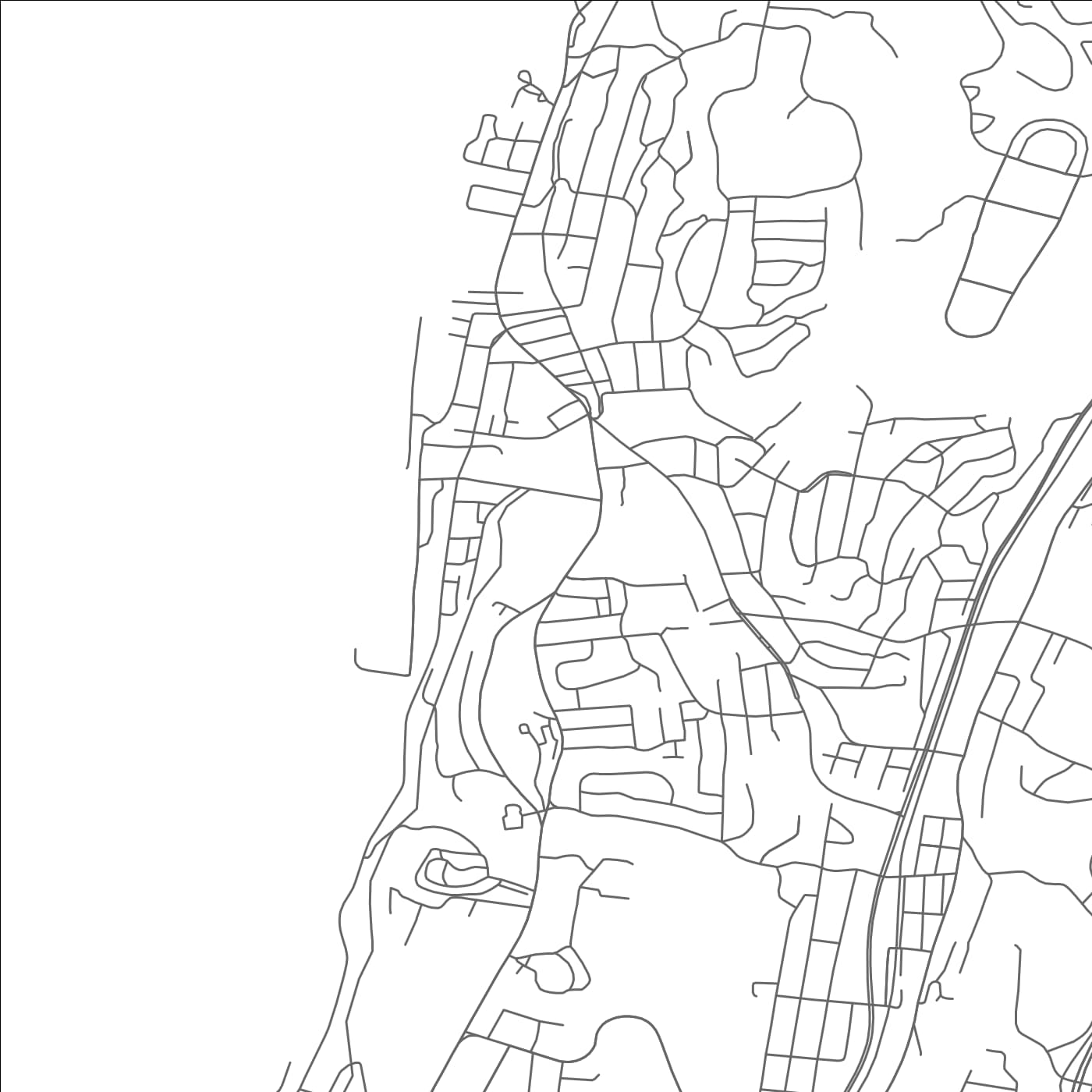 ROAD MAP OF HASTINGS-ON-HUDSON, NEW YORK BY MAPBAKES