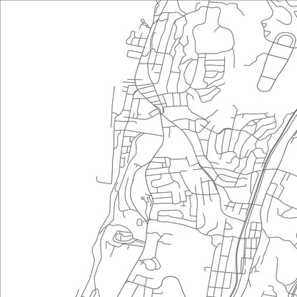 ROAD MAP OF HASTINGS-ON-HUDSON, NEW YORK BY MAPBAKES