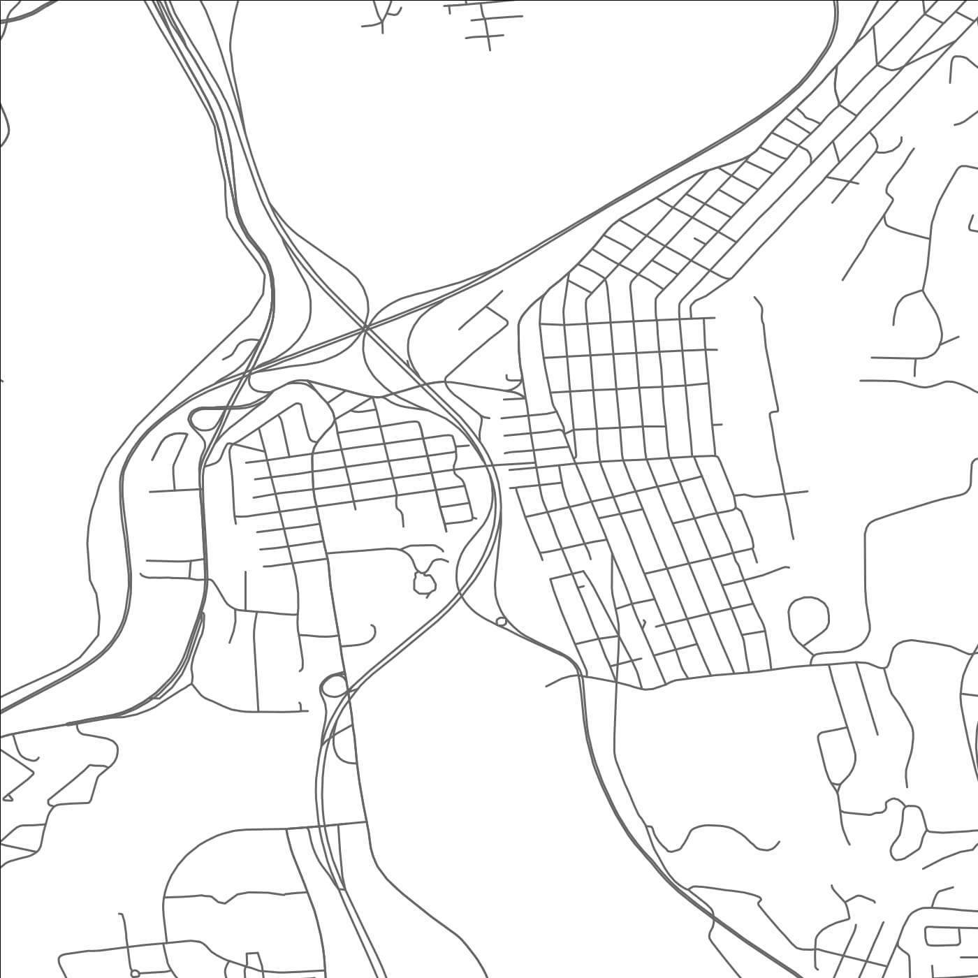 ROAD MAP OF HAWTHORNE, NEW YORK BY MAPBAKES