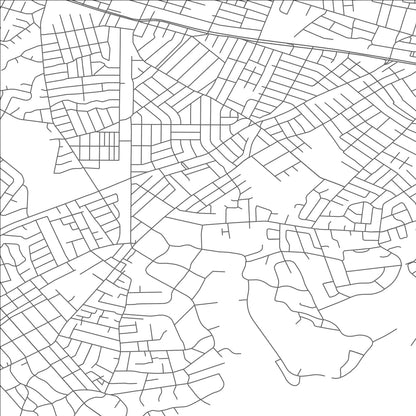 ROAD MAP OF HEWLETT, NEW YORK BY MAPBAKES