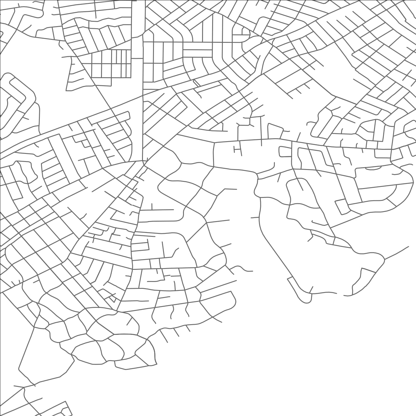 ROAD MAP OF HEWLETT BAY PARK, NEW YORK BY MAPBAKES