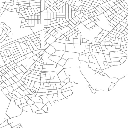 ROAD MAP OF HEWLETT BAY PARK, NEW YORK BY MAPBAKES