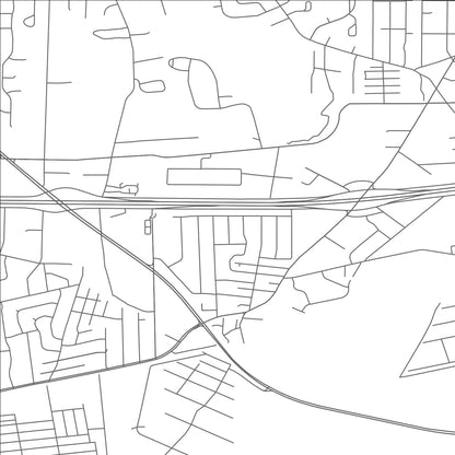 ROAD MAP OF ISLANDIA, NEW YORK BY MAPBAKES