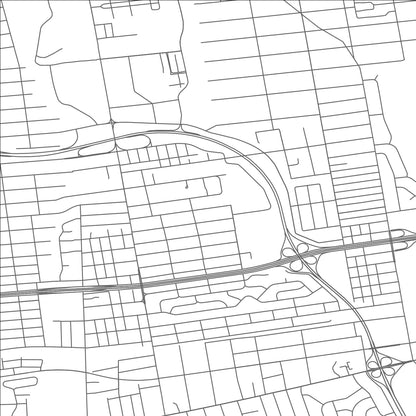 ROAD MAP OF ISLIP TERRACE, NEW YORK BY MAPBAKES