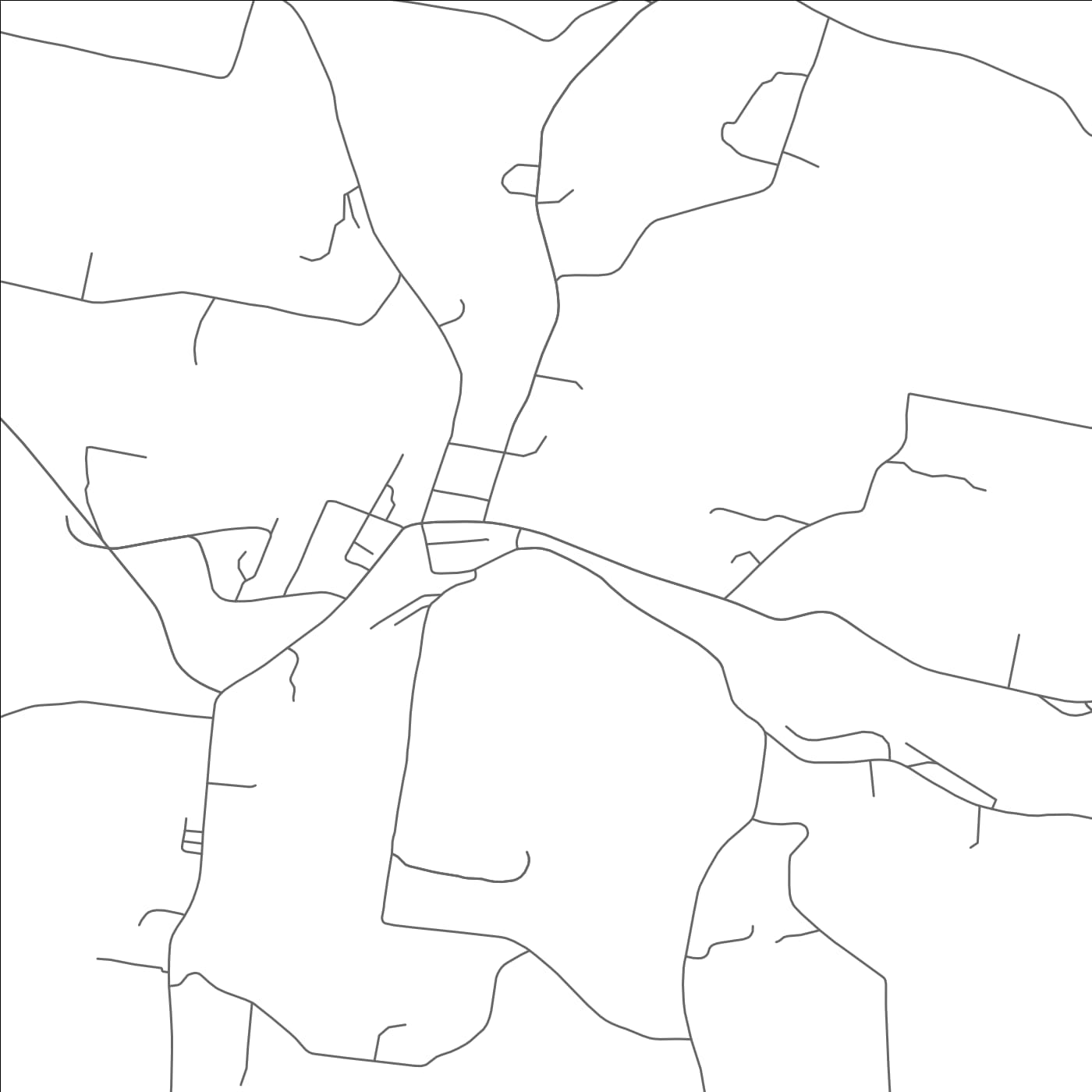 ROAD MAP OF JEFFERSONVILLE, NEW YORK BY MAPBAKES