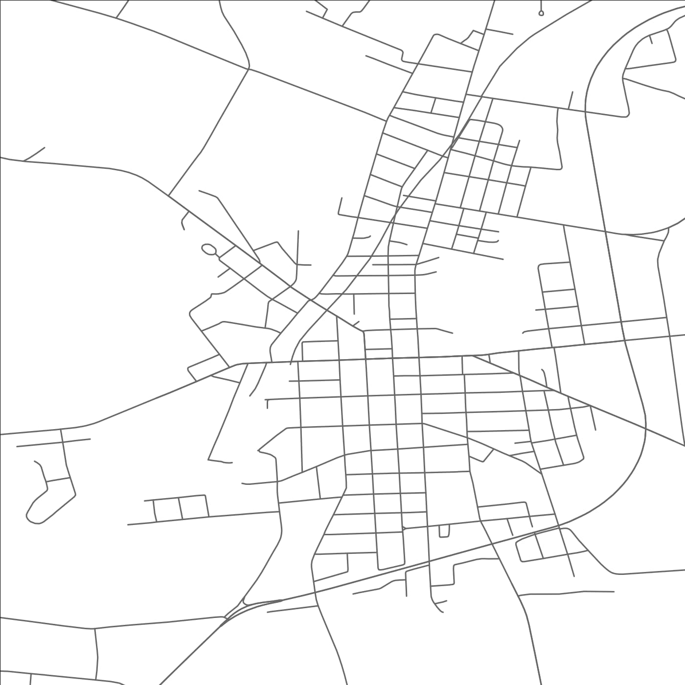 ROAD MAP OF JOHNSTOWN, NEW YORK BY MAPBAKES