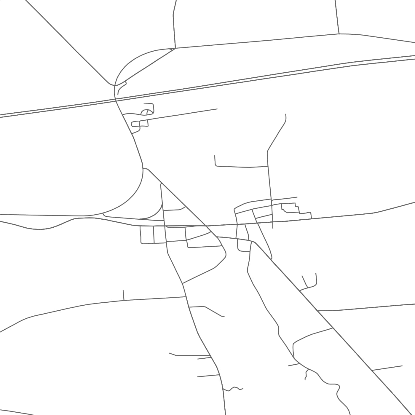 ROAD MAP OF JORDAN, NEW YORK BY MAPBAKES