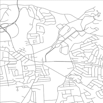 ROAD MAP OF KINGS PARK, NEW YORK BY MAPBAKES