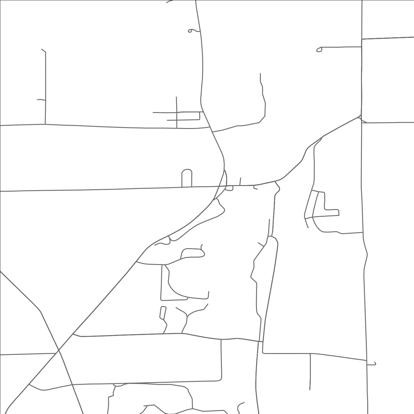 ROAD MAP OF LIME LAKE, NEW YORK BY MAPBAKES