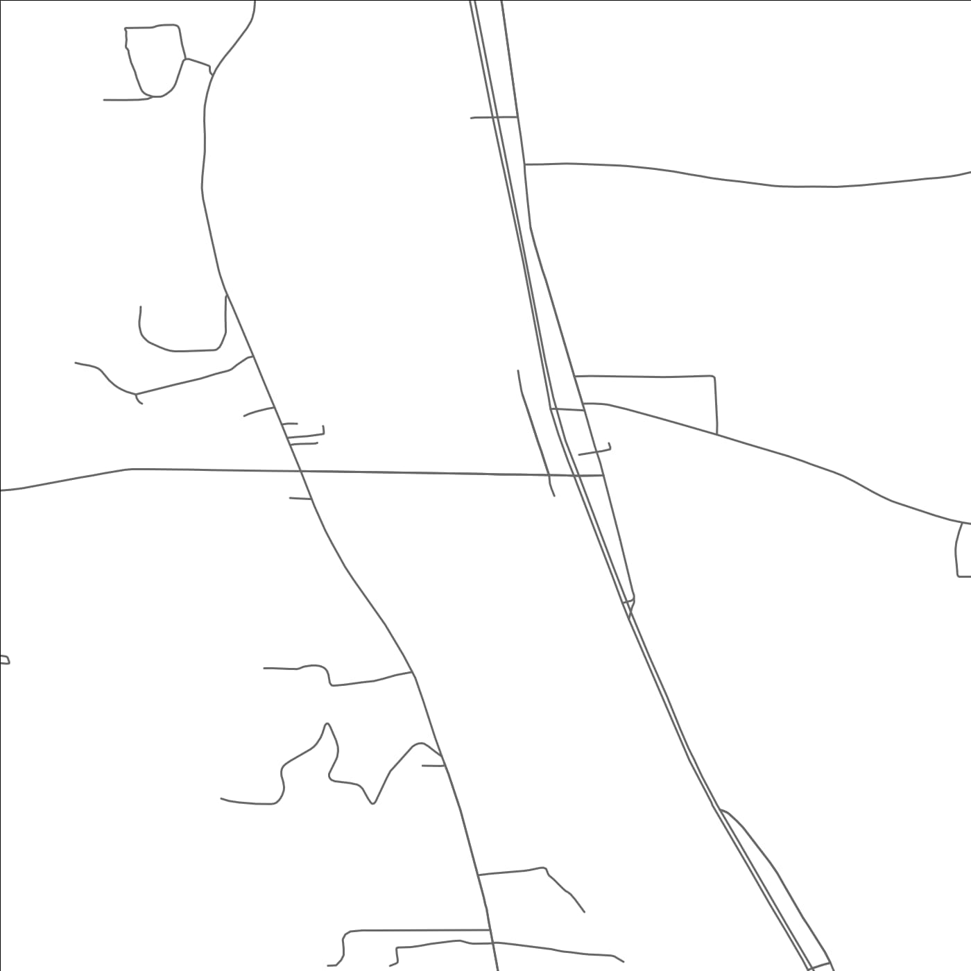 ROAD MAP OF LIMESTONE, NEW YORK BY MAPBAKES