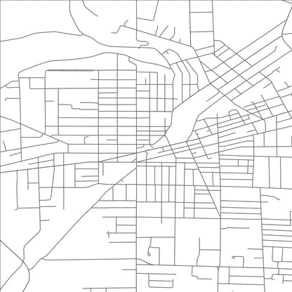 ROAD MAP OF LOCKPORT, NEW YORK BY MAPBAKES