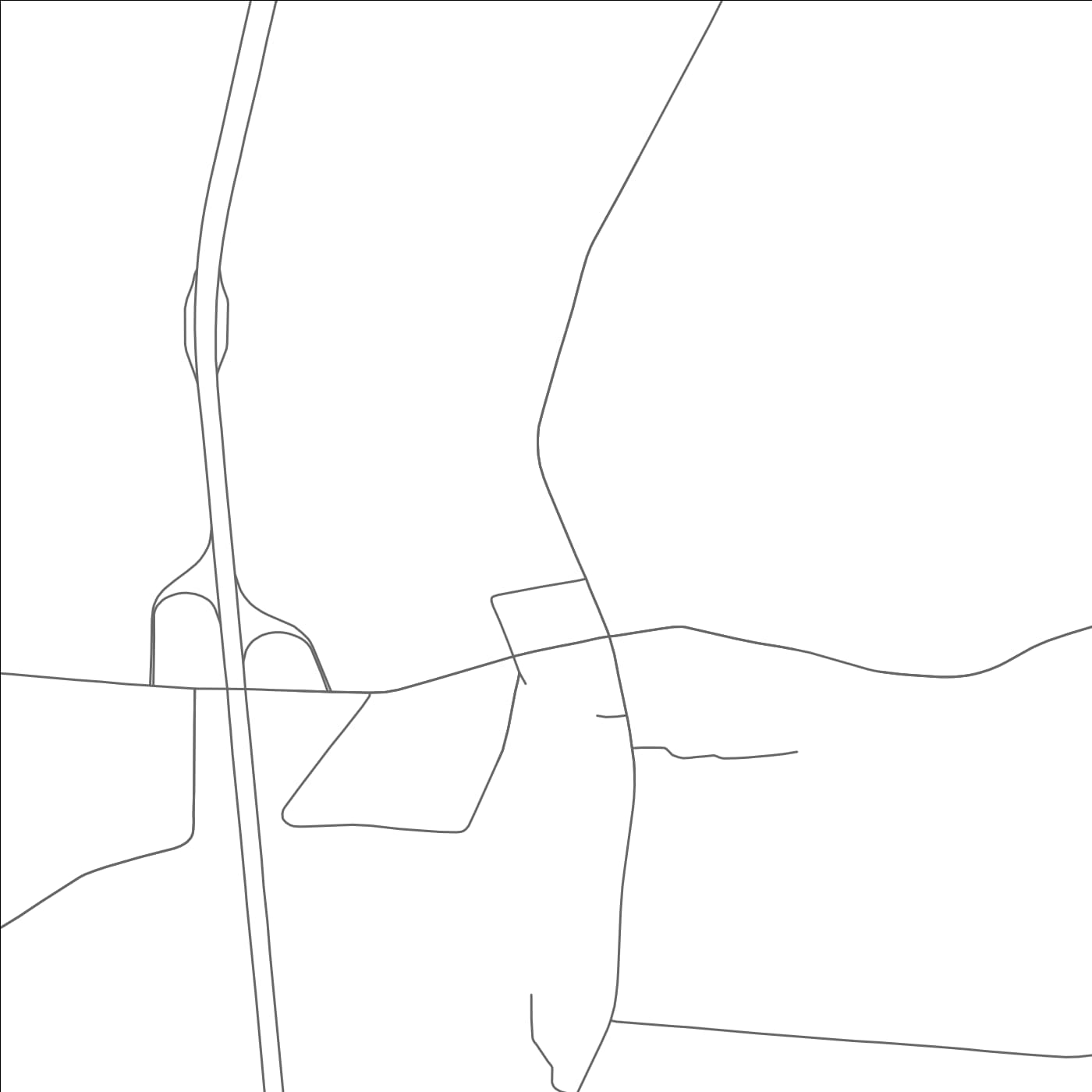 ROAD MAP OF MANNSVILLE, NEW YORK BY MAPBAKES