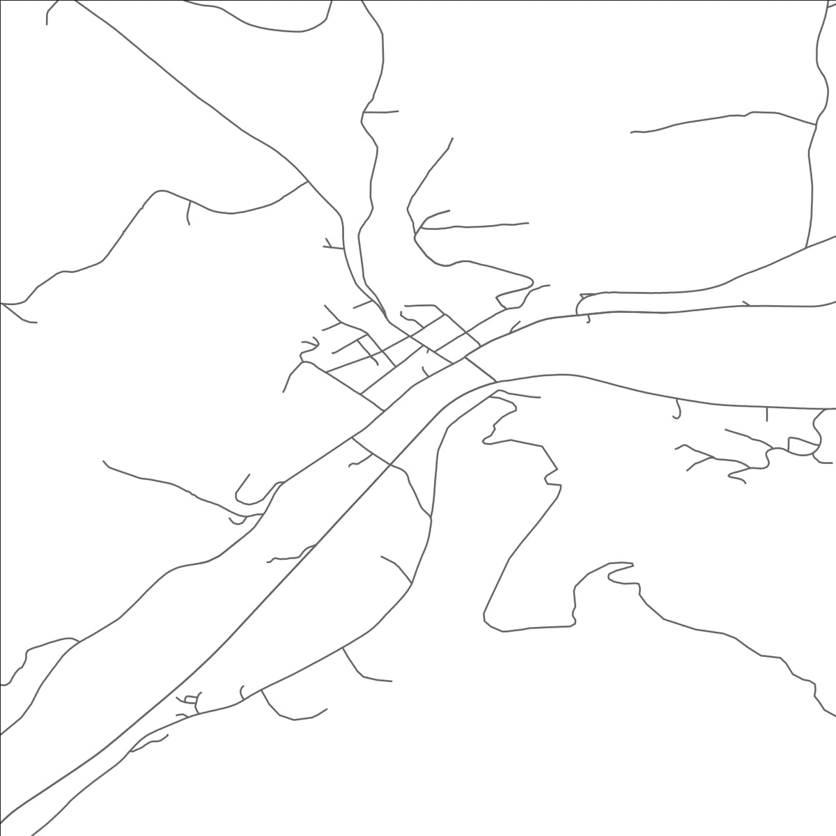 ROAD MAP OF MARGARETVILLE, NEW YORK BY MAPBAKES