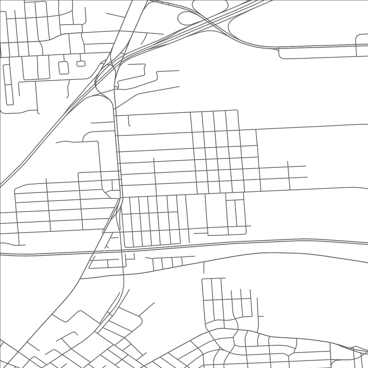 ROAD MAP OF MATTYDALE, NEW YORK BY MAPBAKES