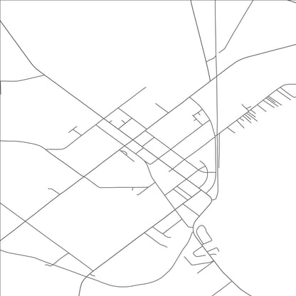 ROAD MAP OF MAYVILLE, NEW YORK BY MAPBAKES