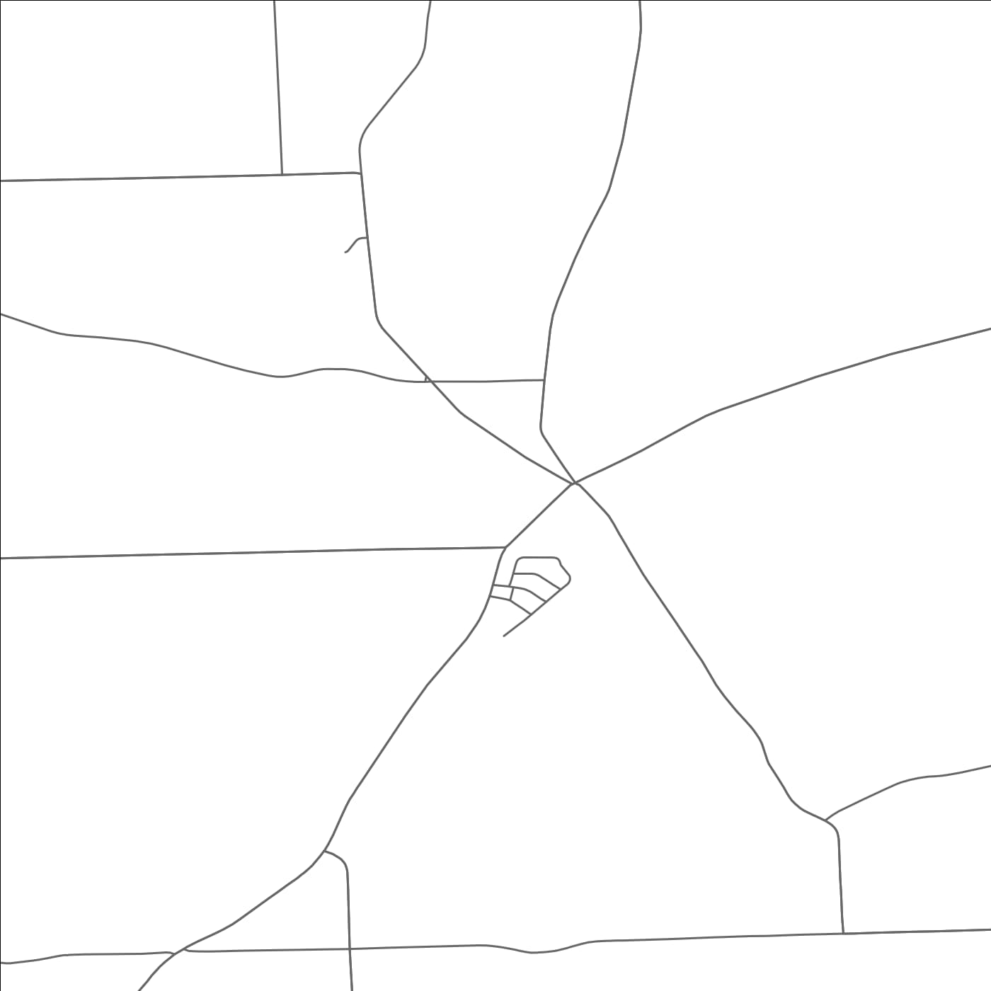 ROAD MAP OF MCLEAN, NEW YORK BY MAPBAKES