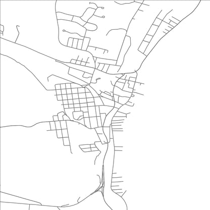 ROAD MAP OF MECHANICVILLE, NEW YORK BY MAPBAKES