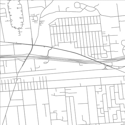 ROAD MAP OF MEDFORD, NEW YORK BY MAPBAKES