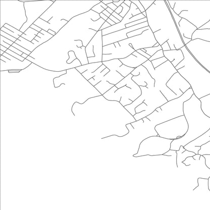 ROAD MAP OF MONTROSE, NEW YORK BY MAPBAKES