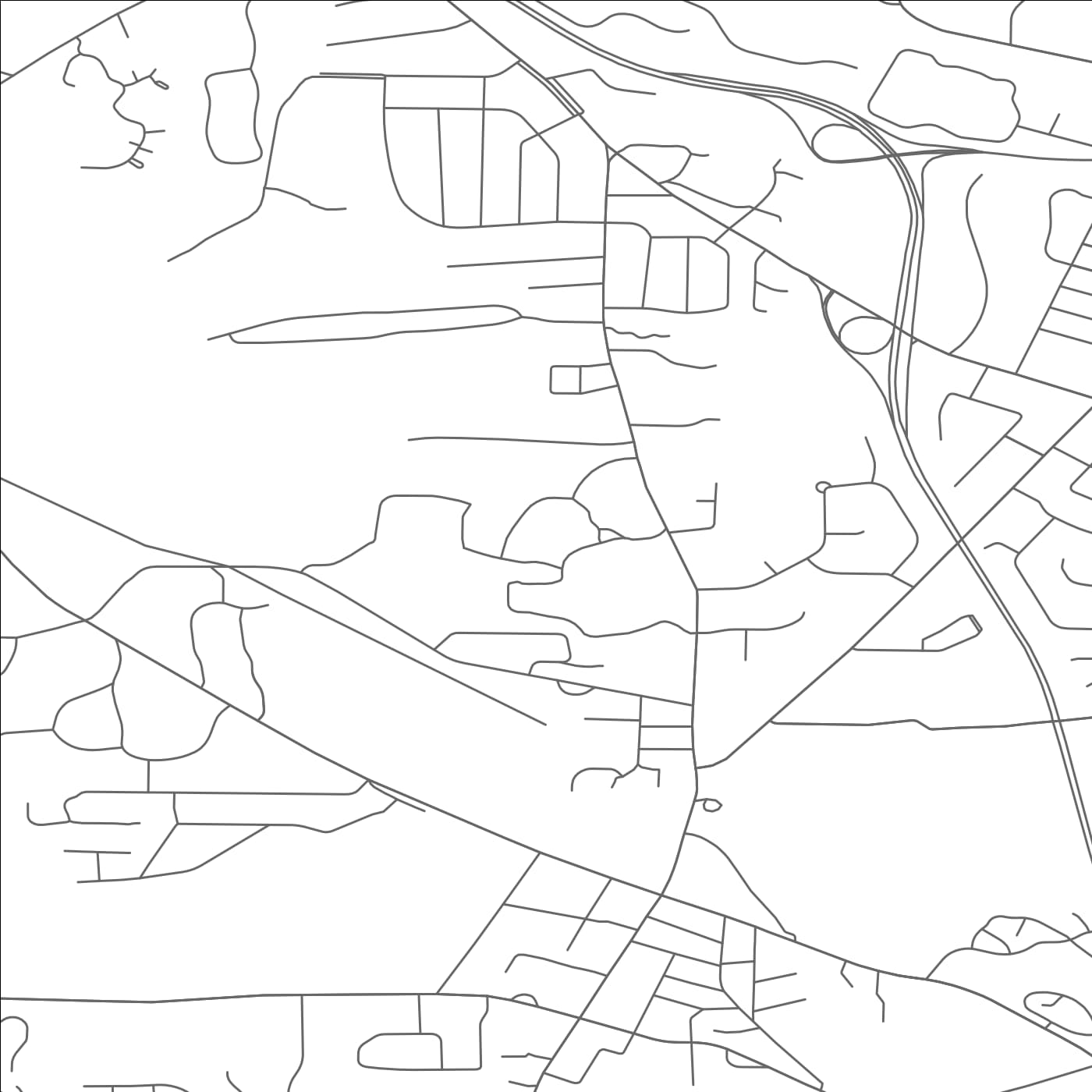 ROAD MAP OF NAZARETH COLLEGE, NEW YORK BY MAPBAKES